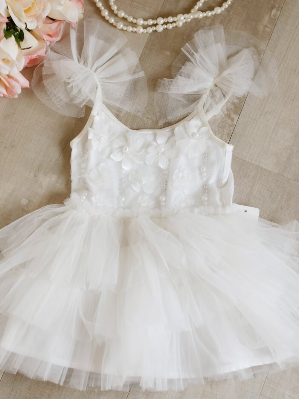 Tutu Du Monde BéBé Dasher Tutu Dress 12-18 Months Flower Girl Portrait Like New